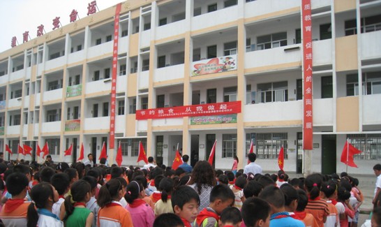 江苏省盱眙县官滩中心小学举行节约粮食从我做起2013年青少年科学调查